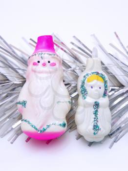 Russian Christmas characters Father Frost (Ded Moroz) and Snow Maiden (Snegurochka)