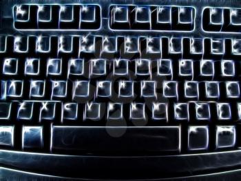 Royalty Free Photo of an Abstract Computer Keyboard