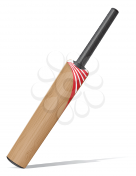 bat for criket cricet vector illustration isolated on white background