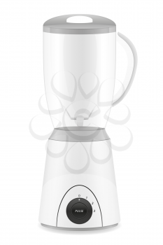 kitchen blender stationary vector illustration isolated on white background