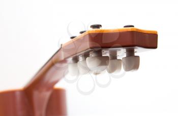 guitar on a white background