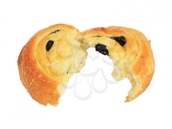 bun with raisins
