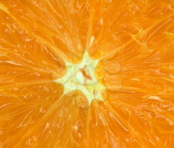 macro of an orange for backgrounds 