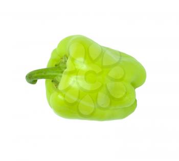 Green Pepper isolated on white background 