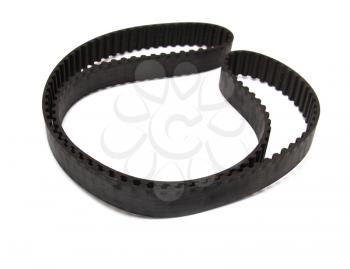 belt from the motor vehicle on a white background