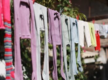 Children's tights for drying