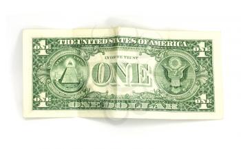 Dollar isolated on white 