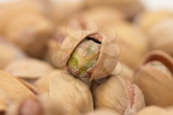 background of pistachio. macro