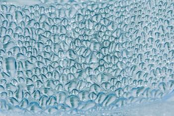 water drops on the glass as the background. macro