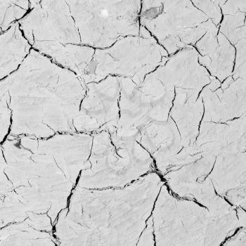 abstract background of cracked clay wall