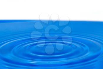 background of blue water with circles