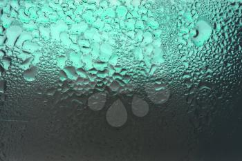 Abstract background of water drops. macro