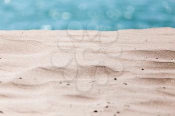 background of sand and sea