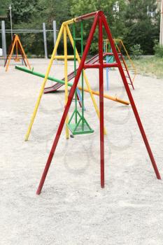 playground with swings