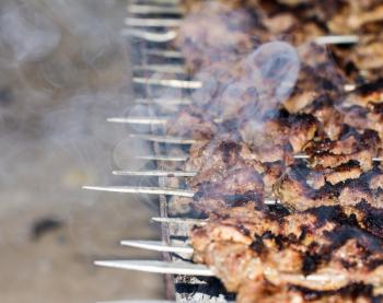 shish kebab on a stick