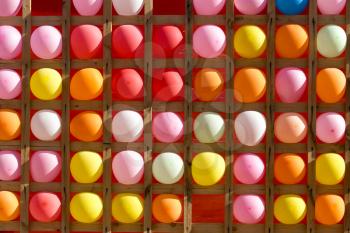 colored balls as a background
