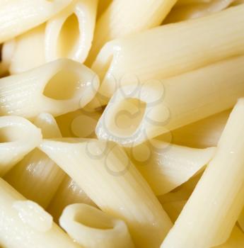 cooked pasta as background