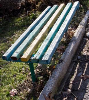 bench in a park on the nature