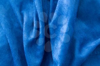 blue fabric as a background