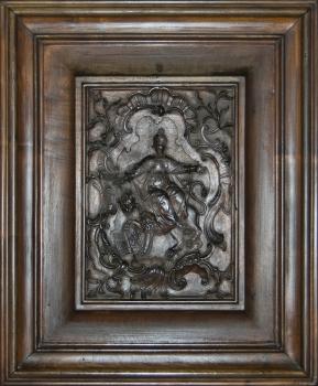 Ornament of ancient door in Doge`s palace