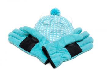 Royalty Free Photo of a Hat and Gloves