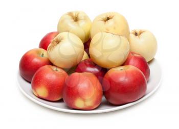 Royalty Free Photo of a Plate of Apples