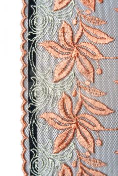 Royalty Free Photo of Lace With Embroidery