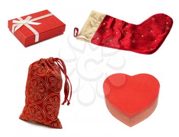 Royalty Free Photo of a Bunch of Christmas Items