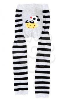 Royalty Free Photo of a Pair of Kid's Striped Pantyhose