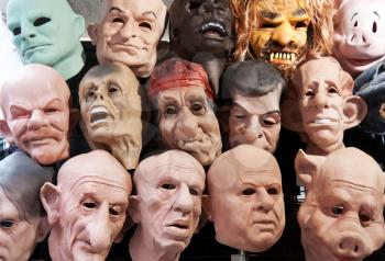 Royalty Free Photo of Rubber Masks