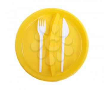 Royalty Free Photo of a Plastic Plate