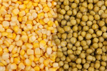 Royalty Free Photo of Corn and Peas