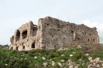 Royalty Free Photo of Ancient Ruins in Side, Turkey