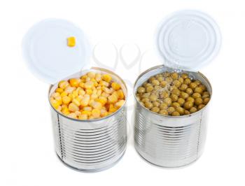 Royalty Free Photo of Two Cans of Food