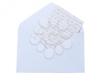 Royalty Free Photo of a Letter in an Envelope
