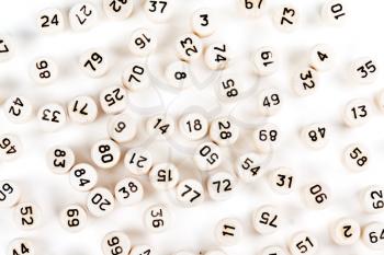 Royalty Free Photo of Lotto Numbers