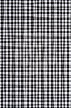 Black and white checkered cloth background
