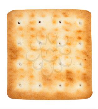 One of biscuits isolated on a white background