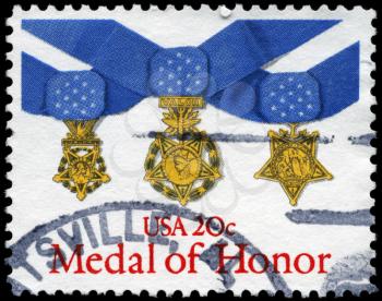 Royalty Free Photo of 1983 US Photo Shows the Medal of Honour