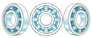 Illustration of the ball bearing view set