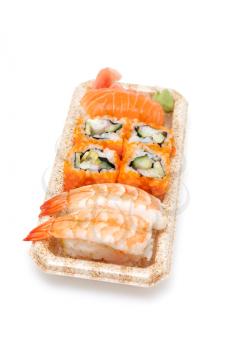 Royalty Free Photo of a Variety of Sushi