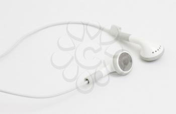 Royalty Free Photo of a Pair of Earbuds