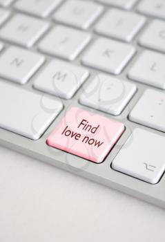 Royalty Free Photo of a Find Love Button on a Keyboard