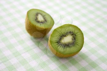Royalty Free Photo of a Sliced Kiwi Fruit