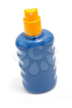 Royalty Free Photo of a Bottle of Sunscreen