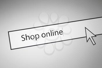 Royalty Free Photo of a Shop Online Concept