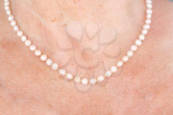 Royalty Free Photo of a Pearl Necklace