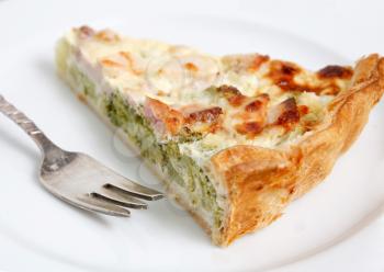 Royalty Free Photo of a Vegetable Quiche