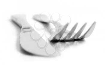 Royalty Free Photo of a Fork and Knife