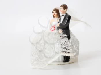 Royalty Free Photo of Wedding Figurines